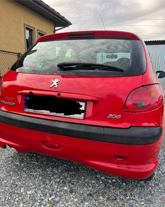 Peugeot 206 cena 4000 przebieg: 178000, rok produkcji 2007 z Dębno małe 29